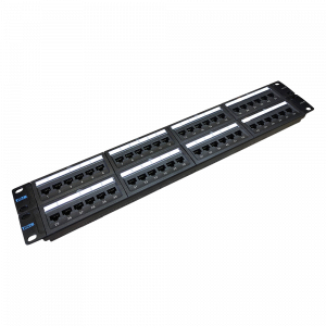 TWT Patch panel, 48 port, UTP, cat. 6, 2U